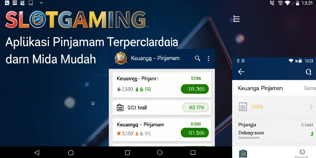 Tampilan antarmuka aplikasi SLOTGAMING yang intuitif dan mudah digunakan.