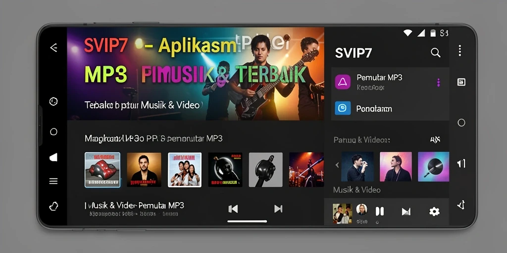 Antarmuka pengguna SVIP7 yang menarik dan fungsional.