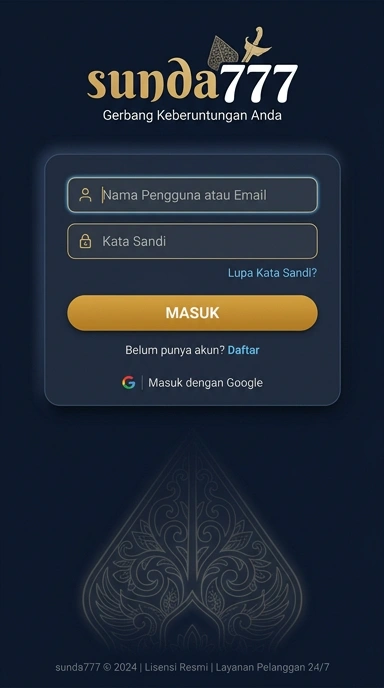 Panduan Login Akun Sunda777 untuk Pengguna Android