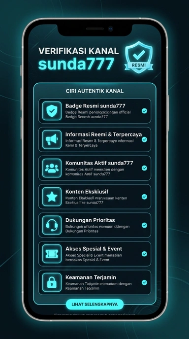 Kanal Resmi Sunda777 untuk Pengguna Android Indonesia